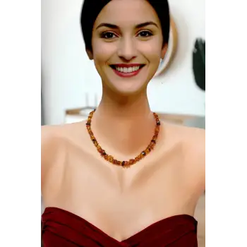 Hakiki Baltık Kehribarı Kolye 300-3