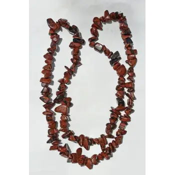 İri Mahagony Obsidyen Kırıktaş Dizi - 80 cm.