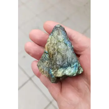 Işıltılı Labradorit Doğal Kütle 18L