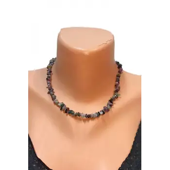 Karışık Renkli Turmalin Kolye Kırıktaş 661-1