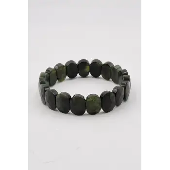 Koyu Renk Kanada Yeşimi Bileklik 548