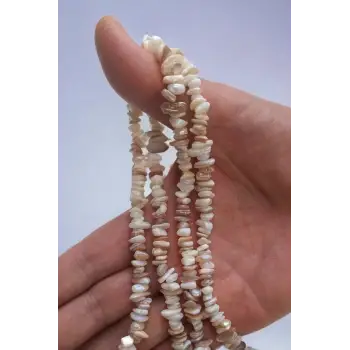 Krem Rengi Sedef Kırıktaş Dizi-80 cm