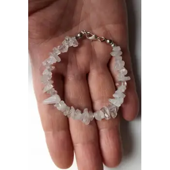 Kristal Kuvars Bileklik Kırıktaş 414-2