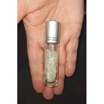 Kristal Kuvars Taşlı Esans Şişesi 118KK