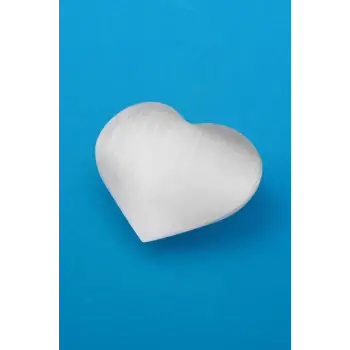 Küçük Boy Beyaz Selenit Kalp