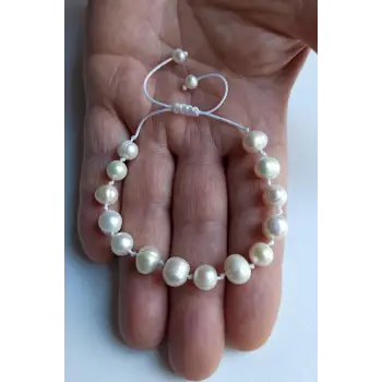 Kültür İncisi Bileklik, Makrome Ayarlı 669-3