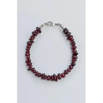 Lal Garnet Bileklik Kırıktaş 411-2