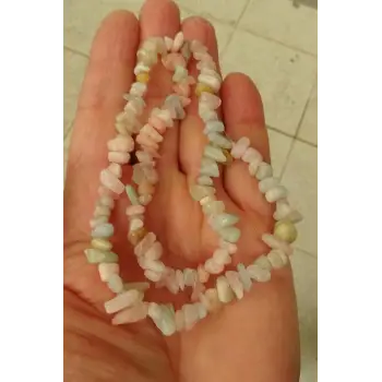 Morganit Ve Akuamarin Kırıktaş Dizi 40 cm 316