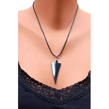 Ok Ucu Hematit Kolye 127-4