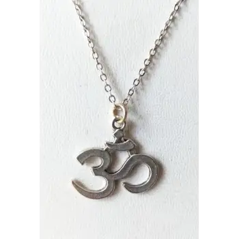 Om Ohm Sembolü Metal Kolye 676