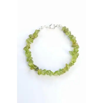 Peridot Zebercet Bileklik Kırıktaş 423-1