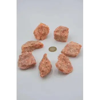 Portakal Kalsit Doğal Parça 10-11