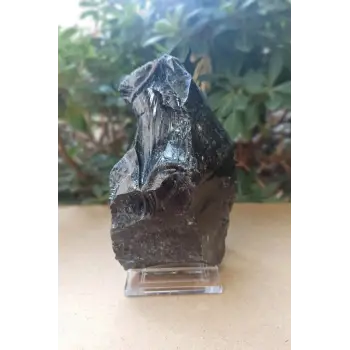 Siyah Obsidyen Standlı Büyük Parça OB-30