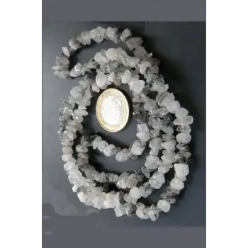 Siyah Turmalinli Rutil Kuvars Kırıktaş Dizi-80 cm