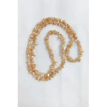 Taba Rengi Sedef Kırıktaş Dizi-80 cm