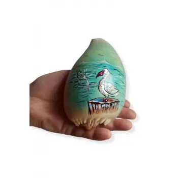 Yağlı Boya Resimli Deniz Kabuğu YB7