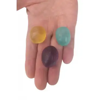 Yeşil Sarı Mor 3 Parça Tamburlu Florit  126-2