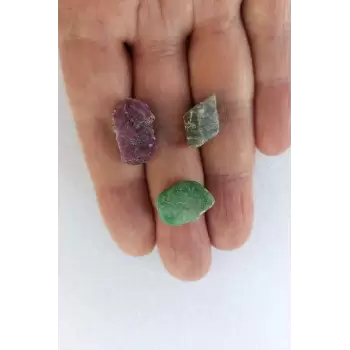 Zümrüt, Yakut, Safir Doğal Parçalar 531-3