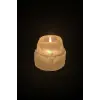 Doğal Beyaz Selenit Tealight Mumluk 44
