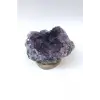 Koyu Mor Doğal Ametist Standlı Dekoratif Parça KMA31