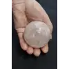 Doğal Pembe Kuvars Dekoratif Küre Sevgi Taşı PK6
