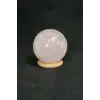 Doğal Pembe Kuvars Dekoratif Küre Sevgi Taşı PK18