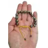 8 Mm Pirit Taşı Bileklik Makrome Ayarlı 525-2