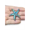 Abalon Shell Deniz Yıldızı Motifi Sedef Broş BR10-10