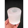 Beyaz Selenit Mumluk 8 Cm Tealight Mumluk