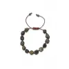 Bronzit Taşı Bileklik, Makrome Ayarlı 306-4