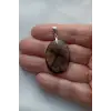 Çiyastolit (Chiastolite) Haç Taşı Kolye Ucu Gümüş Malzemeli C4-510