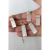 Doğal Beyaz Selenit Kolye 640