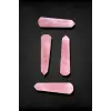 Doğal Pembe Kuvars Masaj Çubuğu 105-3