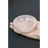 Doğal Pembe Kuvars Taşı Kase PKS7