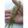 Doğal Peridot Zeberceti İnce Kırıktaş Dizi-90 cm