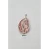 Doğal Rodokrosit Kolye Ucu Gümüş Malzemeli 400-23