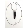 Doğal Shungite Şungit Kolye 640