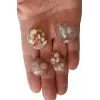 Flower Agate Çiçek Akik 50 Gram Tamburlu Parçalar 631