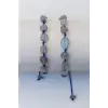 Işıltılı Labradorit Bileklik Makrome Ayarlı 410-3
