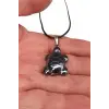 Kaplumbağa Figürü Hematit Kolye 127-2