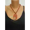 Karnelyan Akik Kolye 663-5
