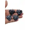 Kartanesi Obsidyen Kalp Kesim Kolye 310-5