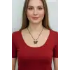 Kelebek Motifli Kaplangözü Kolye 470-4