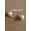 Kültür İncisi Çivili Küpe - 11 mm. İnci küpe 226