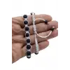 Lav Taşı Makrome Bileklik 661-3