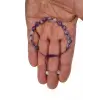 Lepidolit Taşı Bileklik Makrome Ayarlı 645-3