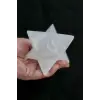 Merkaba Yıldızı Doğal Beyaz Selenit