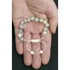 Merlinit Bileklik Dendritli Opal Makrome Ayarlı 546-1