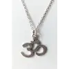 Om Ohm Sembolü Metal Kolye 676