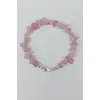 Pembe Kuvars Bileklik Kırıktaş 653-3